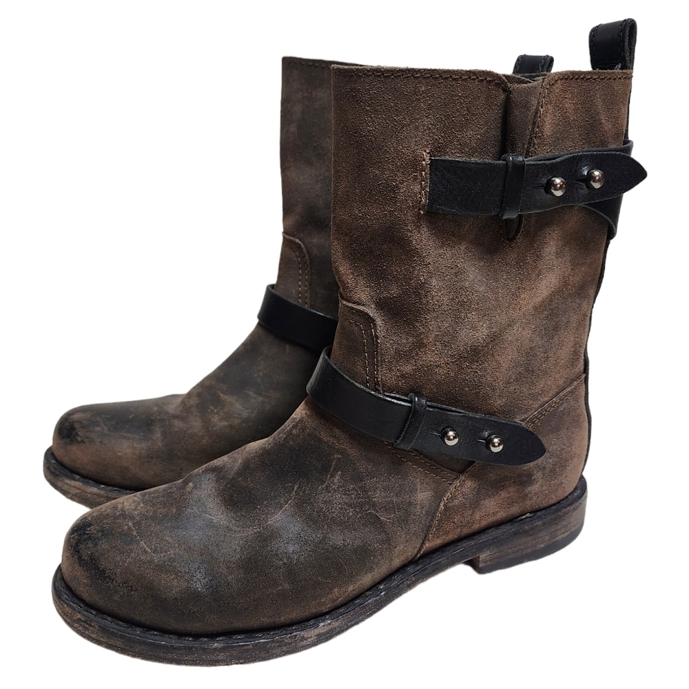 Rag & Bone Brown Leather Boots Women's Size‎ EU 37.5